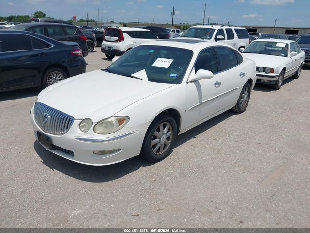 45115476 :رقم المزاد ، 2G4WD582391189242 vin ، 2009 Buick Lacrosse Cxl مزاد بيع