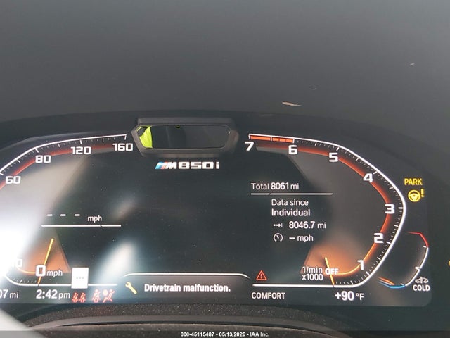 Aukcja sprzedaży 2024 Bmw M850i Xdrive, vin: WBABC4C0XRCR25395, numer aukcji: 45115487