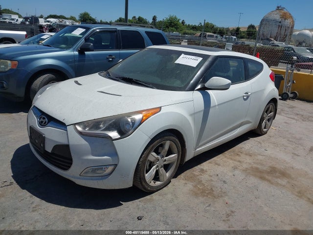 45115488 :رقم المزاد ، KMHTC6AD3EU215408 vin ، 2014 Hyundai Veloster Base W/gray مزاد بيع