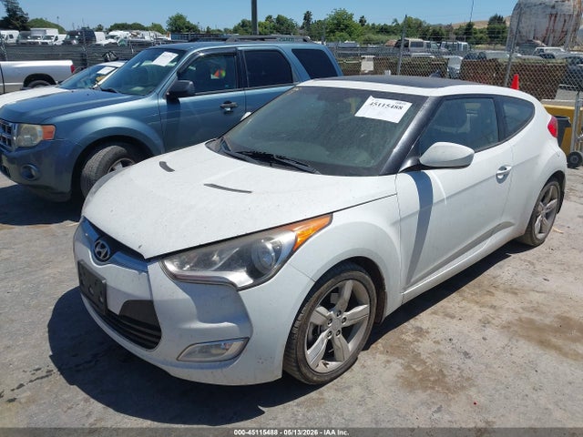 45115488 :رقم المزاد ، KMHTC6AD3EU215408 vin ، 2014 Hyundai Veloster Base W/gray مزاد بيع
