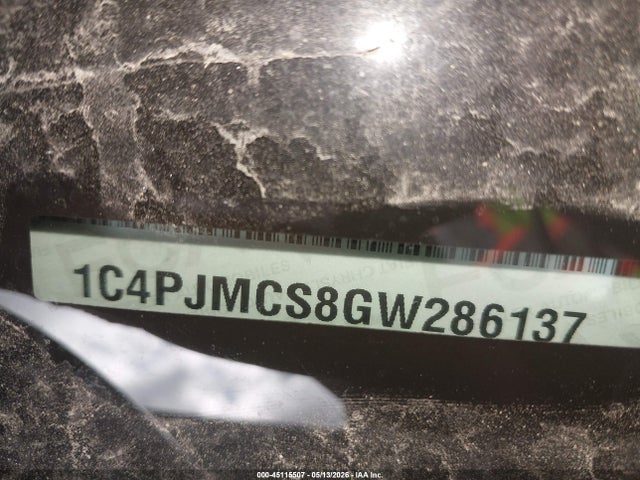 Aukcja sprzedaży 2016 Jeep Cherokee 75th Anniversary, vin: 1C4PJMCS8GW286137, numer aukcji: 45115507