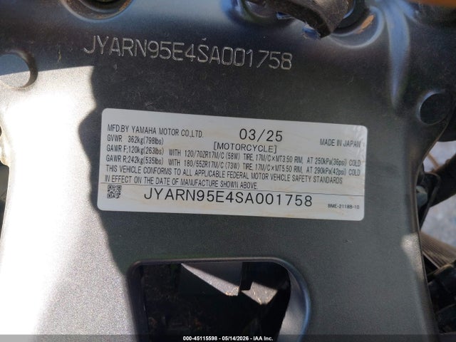 Yamaha Mt09 Sp 2025 JYARN95E4SA001758 Image 10