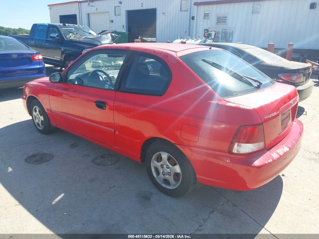 2002 Hyundai Accent Gs მანქანა იყიდება აუქციონზე, vin: KMHCG35C62U162770, აუქციონის ნომერი: 45115632
