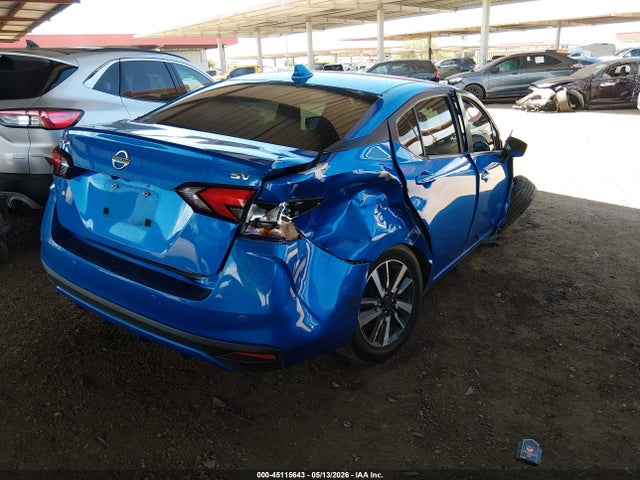 2021 Nissan Versa Sv Xtronic Cvt მანქანა იყიდება აუქციონზე, vin: 3N1CN8EVXML843801, აუქციონის ნომერი: 45115643