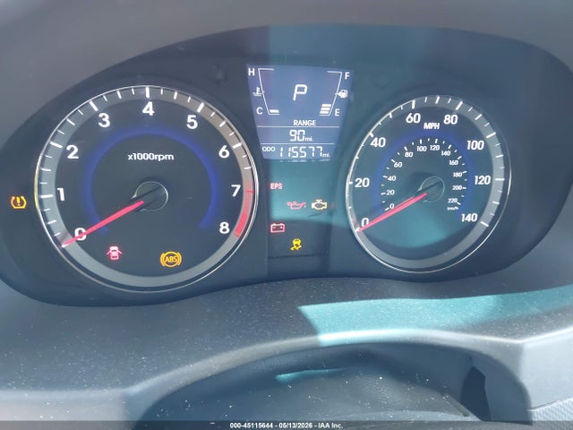 Продаж на аукціоні авто 2013 Hyundai Accent Se, vin: KMHCU5AE3DU105067, номер лоту: 45115644