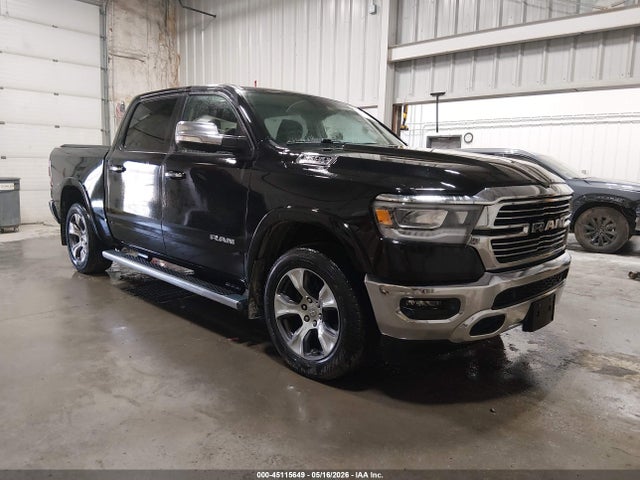 2021 Ram 1500 Laramie  4x4 5'7 Box მანქანა იყიდება აუქციონზე, vin: 1C6SRFJT6MN596290, აუქციონის ნომერი: 45115649