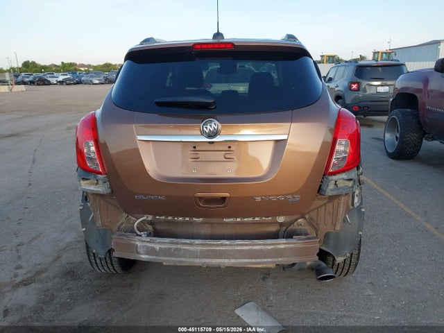2016 Buick Encore Leather მანქანა იყიდება აუქციონზე, vin: KL4CJGSB6GB753686, აუქციონის ნომერი: 45115709