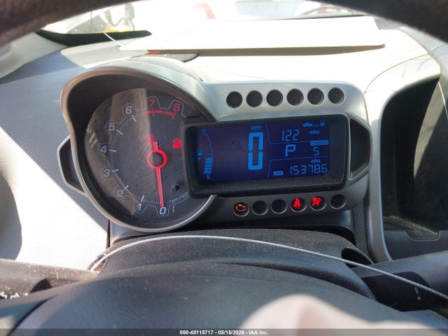 Aukcja sprzedaży 2013 Chevrolet Sonic Lt Auto, vin: 1G1JC6SB1D4206108, numer aukcji: 45115717