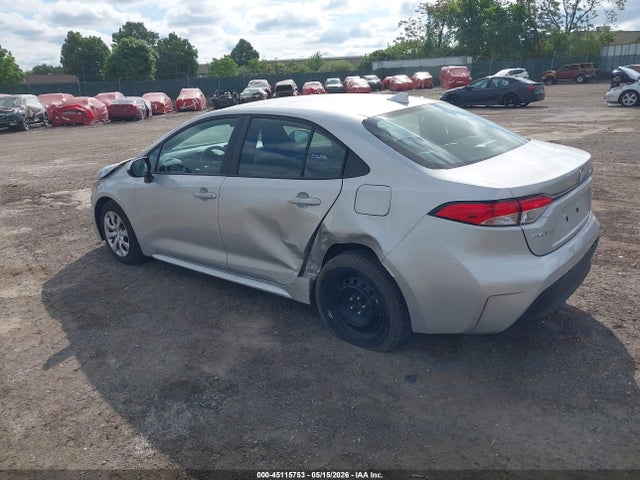 2025 Toyota Corolla Le მანქანა იყიდება აუქციონზე, vin: 5YFB4MDE7SP305059, აუქციონის ნომერი: 45115753