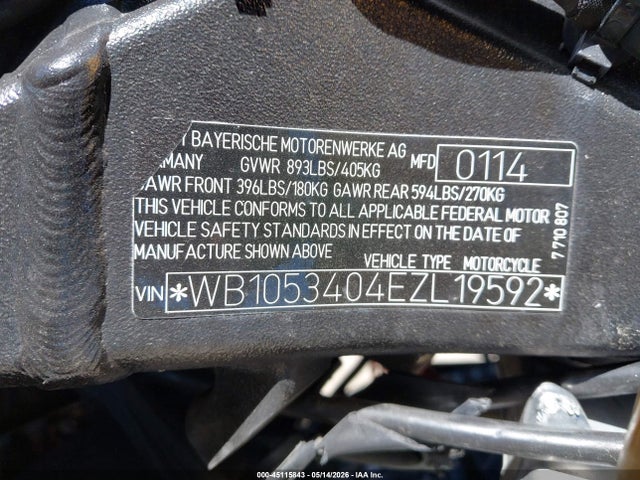 BMW S 1000 Rr 2014 WB1053404EZL19592 Image 10
