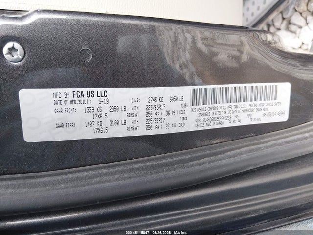 Dodge Grand Caravan Se 2019 2C4RDGBG9KR701269 Image 9
