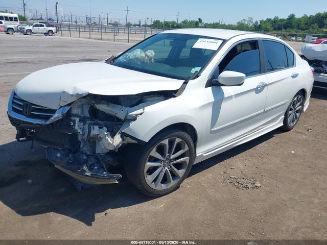 2014 Honda Accord Sport მანქანა იყიდება აუქციონზე, vin: 1HGCR2F55EA225065, აუქციონის ნომერი: 45116001