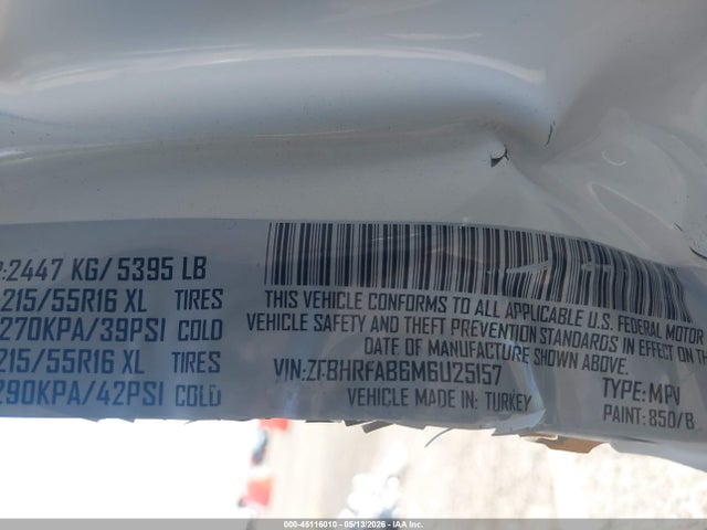 RAM Promaster City Tradesman 2021 ZFBHRFAB6M6U25157 Image 9