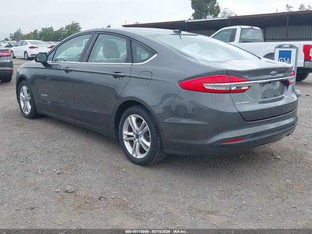 Aukcja sprzedaży 2018 Ford Fusion Hybrid S, vin: 3FA6P0UU7JR235750, numer aukcji: 45116059
