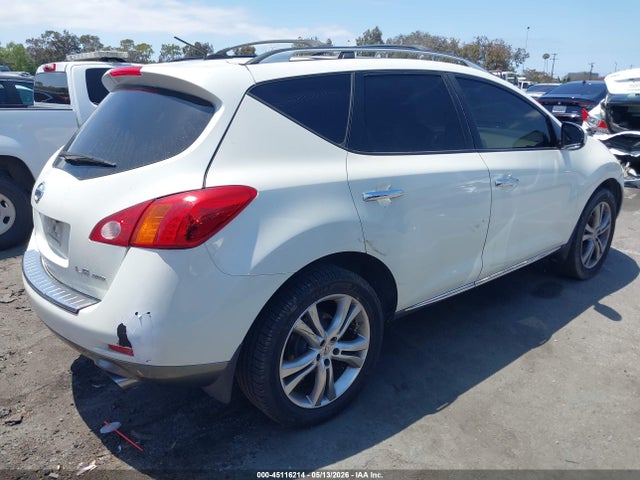 Продажа на аукционе авто 2010 Nissan Murano Le, vin: JN8AZ1MW3AW119596, номер лота: 45116214