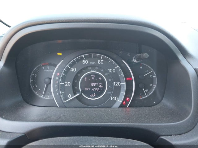 45116247 :رقم المزاد ، 5J6RM3H5XCL032612 vin ، 2012 Honda Cr-v Ex مزاد بيع