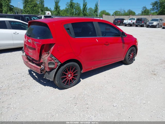 45116299 :رقم المزاد ، 1G1JC6SH6C4187915 vin ، 2012 Chevrolet Sonic 2lt مزاد بيع