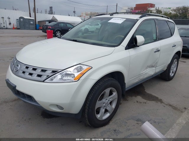 Aukcja sprzedaży 2004 Nissan Murano Sl, vin: JN8AZ08T64W227354, numer aukcji: 45116563