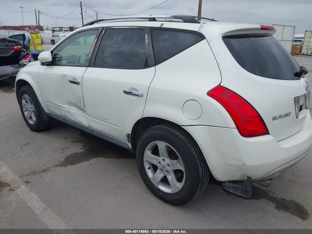 Aukcja sprzedaży 2004 Nissan Murano Sl, vin: JN8AZ08T64W227354, numer aukcji: 45116563