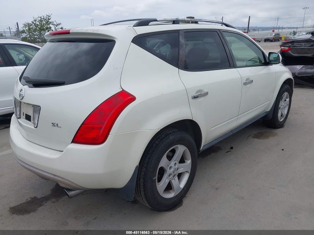 Aukcja sprzedaży 2004 Nissan Murano Sl, vin: JN8AZ08T64W227354, numer aukcji: 45116563