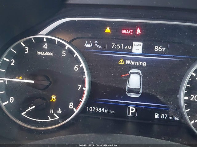 5N1AZ2CJ8LN126975 Nissan Murano Sl Fwd