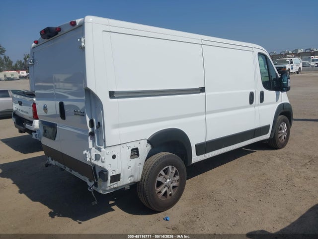 2024 Ram Promaster 1500 Slt Low Roof 136 Wb მანქანა იყიდება აუქციონზე, vin: 3C6LRVAGXRE140886, აუქციონის ნომერი: 45116771