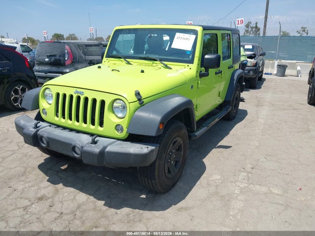 Продажа на аукционе авто 2017 Jeep Wrangler Unlimited Sport 4x4, vin: 1C4BJWDG9HL510566, номер лота: 45116814