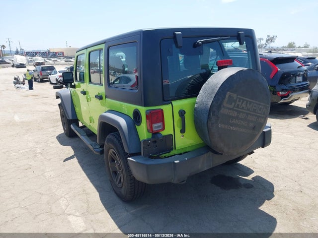 Продажа на аукционе авто 2017 Jeep Wrangler Unlimited Sport 4x4, vin: 1C4BJWDG9HL510566, номер лота: 45116814