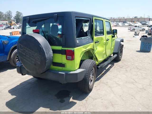 Продажа на аукционе авто 2017 Jeep Wrangler Unlimited Sport 4x4, vin: 1C4BJWDG9HL510566, номер лота: 45116814