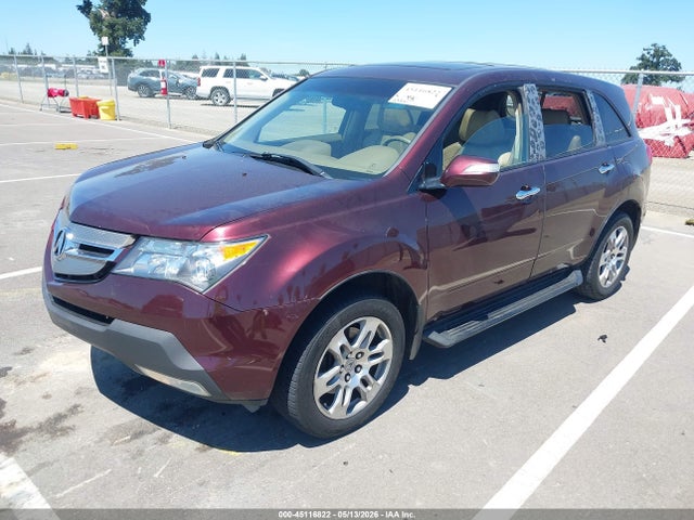 2008 Acura Mdx Technology Package მანქანა იყიდება აუქციონზე, vin: 2HNYD28498H548459, აუქციონის ნომერი: 45116822