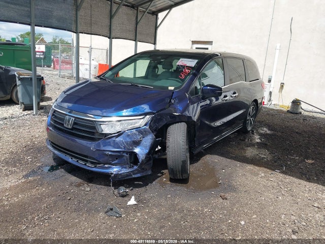 Auction sale of the 2022 Honda Odyssey Touring, vin: 5FNRL6H81NB014431, lot number: 45116889