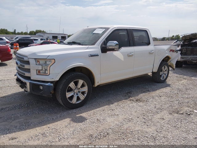 2015 Ford F-150 Platinum მანქანა იყიდება აუქციონზე, vin: 1FTEW1EF4FFB69631, აუქციონის ნომერი: 45116925