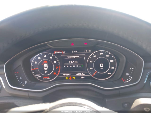 45116953 :رقم المزاد ، WAUCNCF52JA058042 vin ، 2018 Audi A5 2.0t Premium مزاد بيع