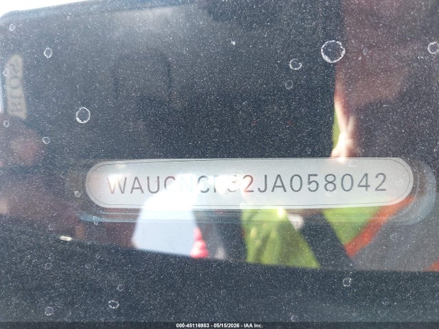 45116953 :رقم المزاد ، WAUCNCF52JA058042 vin ، 2018 Audi A5 2.0t Premium مزاد بيع