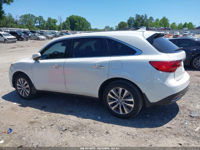 Продаж на аукціоні авто 2015 Acura Mdx Technology Package, vin: 5FRYD3H49FB010907, номер лоту: 45116972