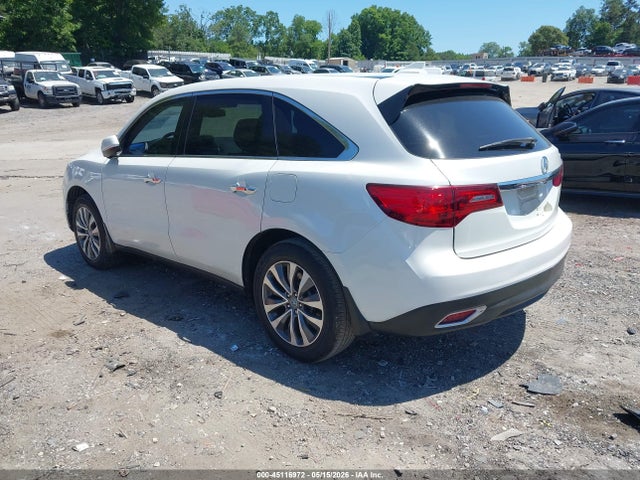 Продаж на аукціоні авто 2015 Acura Mdx Technology Package, vin: 5FRYD3H49FB010907, номер лоту: 45116972
