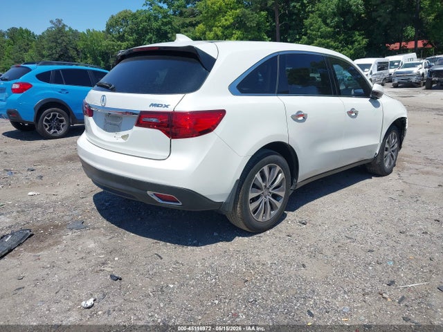 Продаж на аукціоні авто 2015 Acura Mdx Technology Package, vin: 5FRYD3H49FB010907, номер лоту: 45116972
