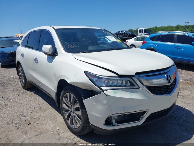 Продаж на аукціоні авто 2015 Acura Mdx Technology Package, vin: 5FRYD3H49FB010907, номер лоту: 45116972