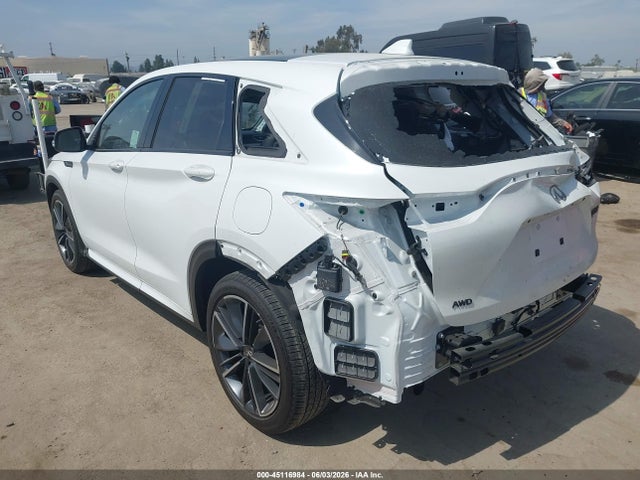 45116984 :رقم المزاد ، 3PCAJ5FBXPF113926 vin ، 2023 Infiniti Qx50 Sport Awd مزاد بيع