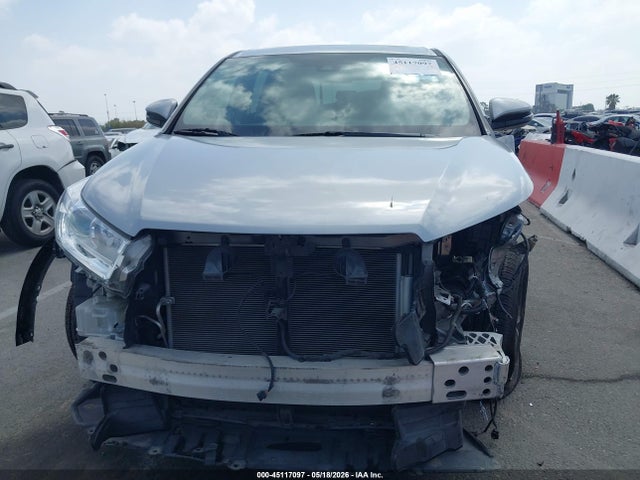 2019 Toyota Highlander Le მანქანა იყიდება აუქციონზე, vin: 5TDZARFH3KS053376, აუქციონის ნომერი: 45117097