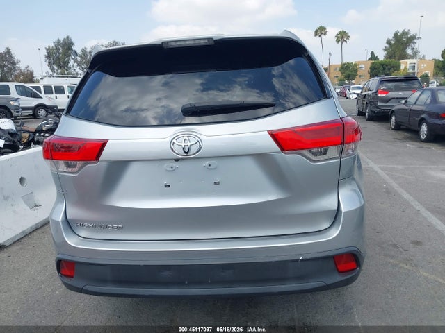 2019 Toyota Highlander Le მანქანა იყიდება აუქციონზე, vin: 5TDZARFH3KS053376, აუქციონის ნომერი: 45117097