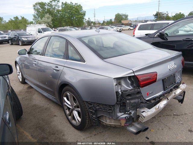 2016 Audi S6 4.0t Premium Plus მანქანა იყიდება აუქციონზე, vin: WAUH2AFC6GN052800, აუქციონის ნომერი: 45117103