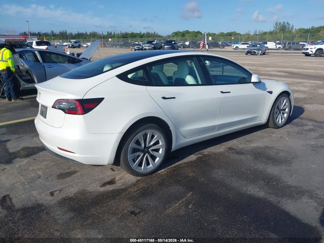 Продаж на аукціоні авто 2022 Tesla Model 3 Rear-wheel Drive, vin: 5YJ3E1EA8NF342875, номер лоту: 45117168