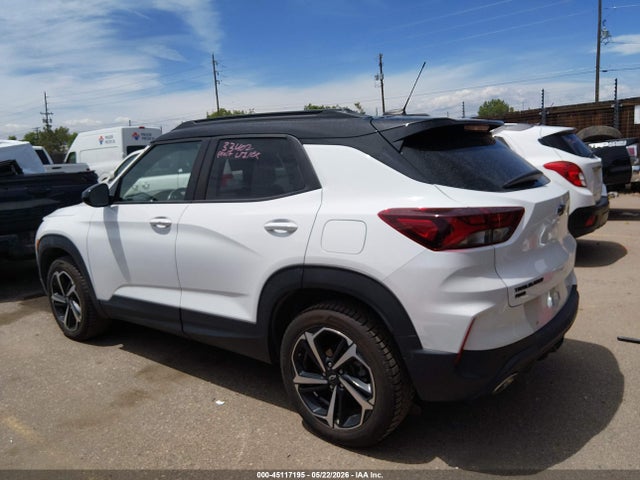 Aukcja sprzedaży 2021 Chevrolet Trailblazer Awd Rs, vin: KL79MUSL0MB150644, numer aukcji: 45117195