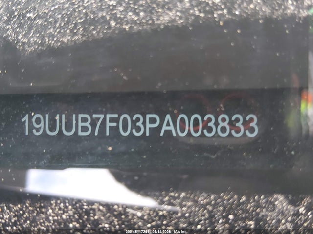 19UUB7F03PA003833 Acura Tlx Type S/type S Pmc Edition
