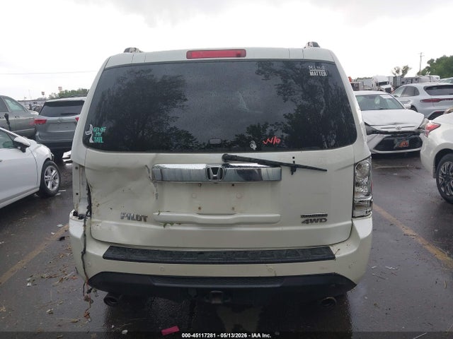 2014 Honda Pilot Touring მანქანა იყიდება აუქციონზე, vin: 5FNYF4H91EB041595, აუქციონის ნომერი: 45117281