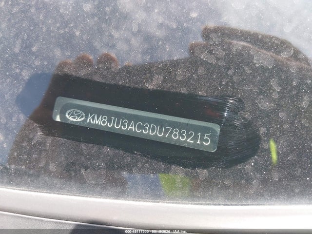 45117300 :رقم المزاد ، KM8JU3AC3DU783215 vin ، 2013 Hyundai Tucson Limited مزاد بيع
