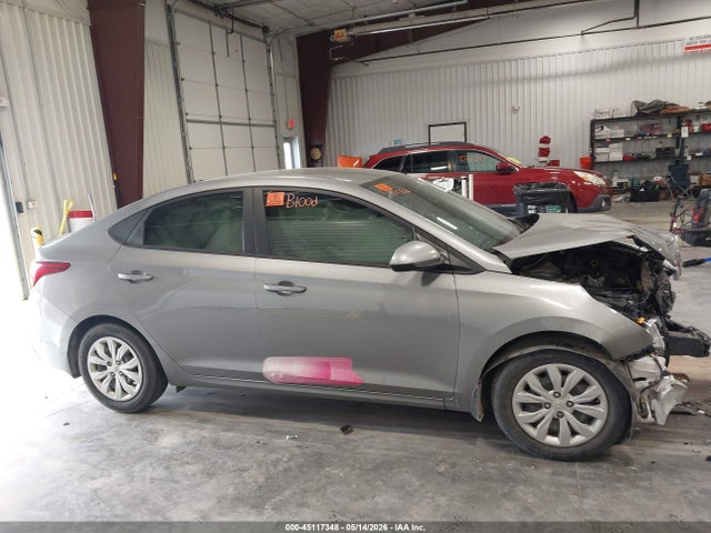 2022 Hyundai Accent Se მანქანა იყიდება აუქციონზე, vin: 3KPC24A61NE177222, აუქციონის ნომერი: 45117348