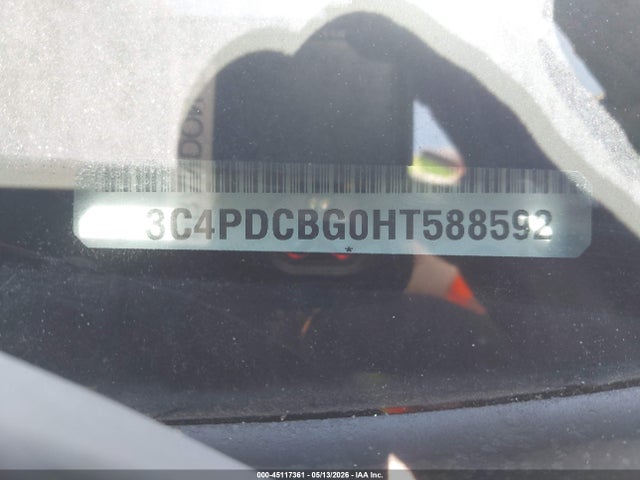 45117361 :رقم المزاد ، 3C4PDCBG0HT588592 vin ، 2017 Dodge Journey Sxt مزاد بيع