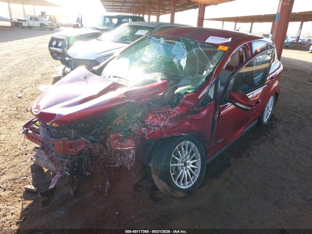 45117365 :رقم المزاد ، 1FADP5BU9DL549314 vin ، 2013 Ford C-max Hybrid Sel مزاد بيع